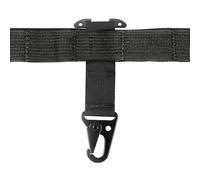 Clip táctico para cinturón, gancho táctico extraíble Molle Clash con soporte en T para guantes, llaveros, mochila táctica