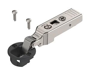 Clip Top - Bisagra Puerta de Cristal 94 °, recto, con muelle, olla: Tornillos