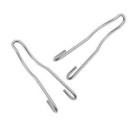 Clip trasero de alambre de acero inoxidable, accesorio práctico para una fijación segura y multiuso, herramienta de transporte eficiente