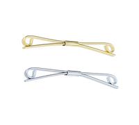 Clip Women Bar Safety Pins Collar Breastpin Cardigan Clips Cardigans Sweater Brooch Pin Copper Silver