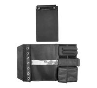 Clipboard operativo - Tableta de anotaciones portátil, panel de escritura móvil, banda adaptable segura | múltiples compartimentos funcionales, soporte para herramientas técnicas, actividades