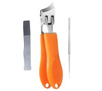 Cliper para uñas en ángulo - Curta Curded Cletter, amplia Terrimmer para uñas de apertura | Cliper para uñas, ratones, uñas y ratones de uñas cortadores de uñas cortadores de uñas diagonales para uñas