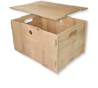 clipfritz - Cajas almacenaje decorativas Apilables - MDF 39x29 22,5 cm - Baul juguetes infantil - Cesta organizador bebe - Caja madera con tapa - Cestas organizadora - Jugueteros organizadores