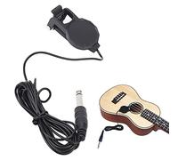 ClipOn - Micrófono piezoeléctrico para guitarra acústica, violín, ukelele, instrumentos musicales, fácil de usar, diseño de clip, colección de sonido estable, portátil, actuaciones escénicas, fiestas