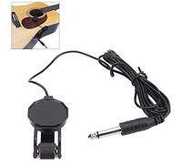 ClipOn Pickup Micrófono Piezoeléctrico Violín Guitarra Acústica Ukelele Accesorios para Escenario Ligero Portátil