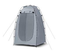 CLIPOP Tienda de campaña emergente impermeable ligera de una sola capa de primavera, fácil de instalar, para playa, senderismo, festival, uso al aire libre (gris)