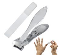 Clipper de uñas de los pies, cortador de uñas - cortador de uñas de acero inoxidable, tijeras de manicura portátiles para viajes domésticos, kit de ergonómico para recortar