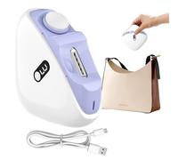 Clipper de uñas eléctrico | Clips de dedo rápido | Rechargeable Automatic Cutting, Grinding & Scraps Storage Compact and Safe Design Trimmer for , Kids, Adults, Elderly-Pink