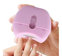 Clipper de uñas eléctrico, recortadora de uñas eléctrica con luz LED y 2 velocidades y almacenamiento de restos de uñas, recortador de uñas de seguridad recargable de USB para bebés y personas mayores