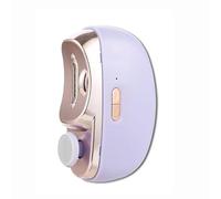 Clipper de uñas eléctrico, trimas de uñas eléctricas 2 velocidades, recortador de uñas automático Electric, USB recargable de clavos eléctricos, cortaúñas con luz LED y caja de almacenamiento de chips