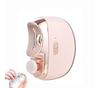Clipper de uñas eléctrico, trimas de uñas eléctricas 2 velocidades, recortador de uñas automático Electric, USB recargable de clavos eléctricos, cortaúñas con luz LED y caja de almacenamiento de chips