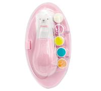 Clipper de uñas para niños pequeños - Trimmer de uñas de bebé con luz LED, conjunto de archivos de uñas silenciosas para bebés y | Cortador de uñas con lupa, kit de aseo