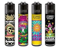 Clipper - Juego de 4 mecheros Trippy # 4