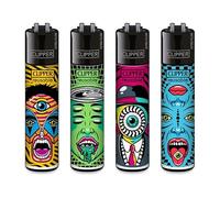 Clipper - Juego de 4 mecheros (Trippy #5)