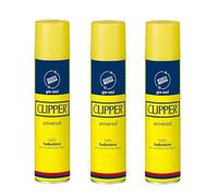 Clipper - Lata de 300 ml de Gas Butano Universal para Mecheros | Reutiliza Tus Encendedores con Nuestro Gas (3 uds)