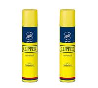 Clipper - Lata de 300 ml de Gas Butano Universal para Mecheros | Reutiliza Tus Encendedores con Nuestro Gas (2 uds)