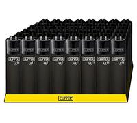 Clipper® - Mechero Soft Touch All Black, caja de 48 unidades, color negro
