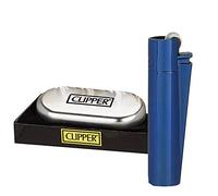 Clipper Metal Series - Mechero de metal, con 1 mechero Sepilo® Jet