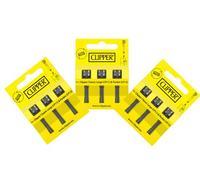 Clipper Sistema de encendedores Flints Barril Reemplazo Rueda - Componentes de Encendido de pedernal Paquete de (9 PIRDRAS)