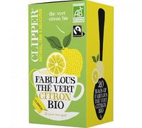 CLIPPER - Té verde limón, 35 g, 4 unidades