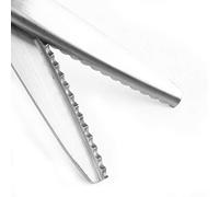 Clipper Triangle Edge - Tijeras dentadas en zigzag de acero inoxidable, 3, 5, 7 mm, para decoración de tela (5 mm)