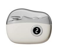 Clippers automáticos de uñas - Rechargeable Polishing Device, Three Speed Trimming System, LED Guided Filing Tool, Safe Rounded Cutter, Quiet Motor Design | Adult Senior Child Care, Fingernail Toenail