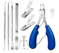 Clippers de los pies, pinzas 'uñas del pie - Pinzas para doblar para el deber pesado de acero inoxidable,Padre Madre Equipo fácil agarre para los ancianos para el dormitorio, viaje d