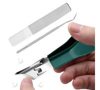 Clippers de uñas de los pies, Nail Clipper set - Clippers de la uña de la mandíbula ancha de la mandíbula de la mandíbula,Herramienta de curva a prueba de salpicaduras para personas mayores