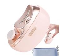 Clippers De Uñas Eléctricas - ABS Compacto USB Recargable | Clipper De Uñas Con Luz LED Con Almacenamiento De Residuos NAI, Función De Archivo, Succión Incorporada - Cortaíneas Automáticas NAIS | Prep