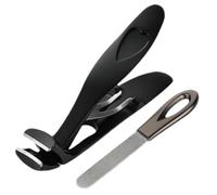 Clippers de uñas profesionales para hombres: Trimador de uñas gruesas anchas, cortador de acero inoxidable duradero | Cortadoras de mandíbulas grandes, diseño ergonómico antideslizante