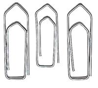 Clips/130014 32 mm galvanizado puntiaguda Inh.1000