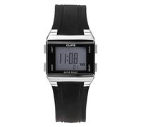 Clips 539-6003-44 - Reloj de Pulsera Hombre, Caucho, Color Negro