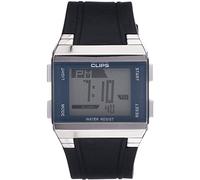 CLIPS 539-6003-94 - Reloj de Pulsera para Hombres, Color Negro