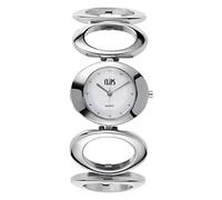 Clips 553-2009-98 - Reloj de Pulsera Mujer, aleación, Color Plateado