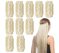 Clips a presión en forma de U,Clips Chunni | Clip de extensión de cabello de acero inoxidable resistente | Clips de peluca para asegurar la peluca, clips de extensión, clips de pelo para