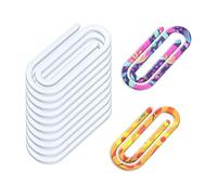 Clips acrílicos para papel, 10 piezas de sublimación en , clips grandes para papel, para agenda de oficina, diario, libro, alimentos, documentos, carpetas, cuadernos