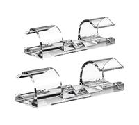 Clips Adhesivos Para - Diseño De Pared De Transparente De 20 Piezas | Soportes Para De Transparente | Clips De Enrutamiento De Fuertes | Configuración De Escrito