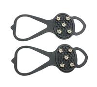 Clips antideslizantes para zapatos sobre hielo y nieve | Crampones antideslizantes para nieve | Crampones para zapatos de senderismo - para pesca, caminar, correr, escalar, correr en invierno y