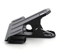 Clips con bisagra de metal, 5 piezas de clips de papel de oficina con resorte fuerte, clips de metal grandes for carpetas, pinzas de papel de dibujo de archivo Bulldog multiusos(80mm)
