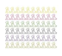 Clips con forma de perro | 60 unidades organizadores de documentos de perro | Clips organizadores de notas, para entusiastas de los diarios, profesores, educadores, hogar, escuela, oficina, clase y