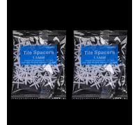 Clips cruzados espaciadores de azulejos, 200 unidades para sistema de nivelación de azulejos, herramienta de construcción de suelos y paredes, soporta una fácil gestión de diseño de azulejos (1.5 mm)