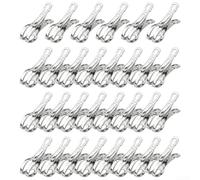 Clips de acero inoxidable resistentes al viento, 4 5 pulgadas, cierre seguro para piscinas sobre el suelo, evita que la cubierta se levante y mantiene la piscina limpia, 10/30 piezas (30 piezas)