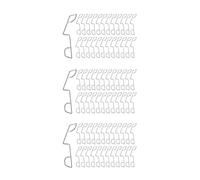 Clips de agarre para paneles de vallas, de acero inoxidable, para elementos de valla, 25/50/75 unidades, soportes de postes de valla para hormigón, abrazadera de seguridad para protección contra el