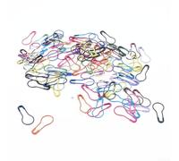 Clips de aguja de seguridad 100 unids colores mezclados marcadores de suéter de punto a mano para proyectos creativos