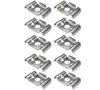 Clips de alambre para jaula | 10 piezas de acero inoxidable Cattle Panel Clips | Tools & Home Improvement For Backyard Farm Pathway Driveway Patio Men Women