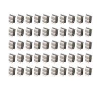 Clips de alambre para panel solar de acero inoxidable para cables fotovoltaicos de 2 x 6 mm, grado 304, abrazaderas de cable de borde acampanado para techo, montaje en tierra e instalaciones marinas