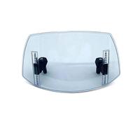 Clips De Alerón De Extensión Ajustables para Parabrisas De Motocicleta, De Metal, para XL750 para Transalp XL 750(Light Smoke)