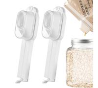 Clips de almacenamiento de alimentos, clip profesional de sellado de alimentos de 5 pulgadas, clip de sellado avanzado de almacenamiento de alimentos con boquilla de vertido, clips reutilizables para