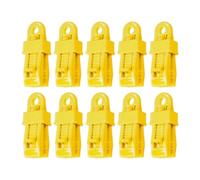 Clips de Amarre para Lonas, 10 Paquetes de fijación para Camping, Cierres de Gancho Antideslizantes, Clips Multiusos para asegurar Lonas, toldos, Redes de fácil Montaje | para Camping, Pick