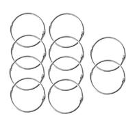 Clips de anillos for carpetas libros, tarjetas índice Metal DIY, pequeños for oficina, escuela, hogar, cuaderno papeles(45mm)